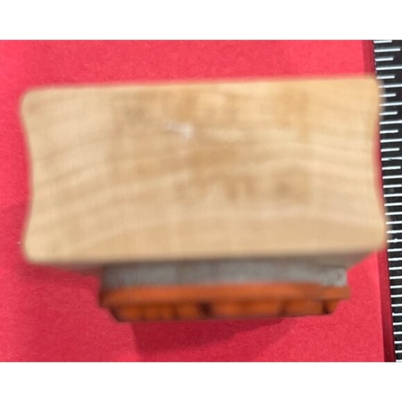 2005 Wood Mounted Rubber Stamp From Our Family To Yours Serendipity Stamps D651 - Picture 4 of 4